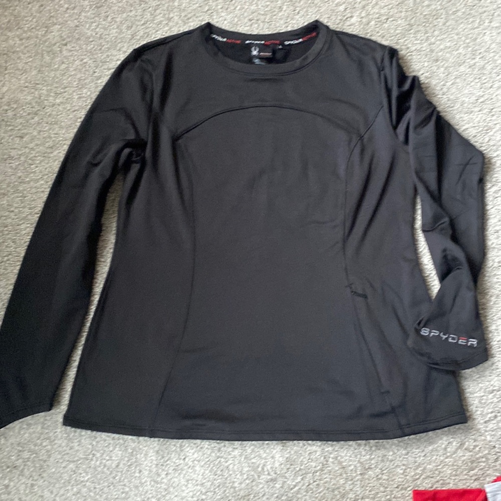 Spyder ladies activewear fleece top NWT
